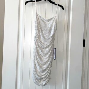 City Studio ruched dress Size S